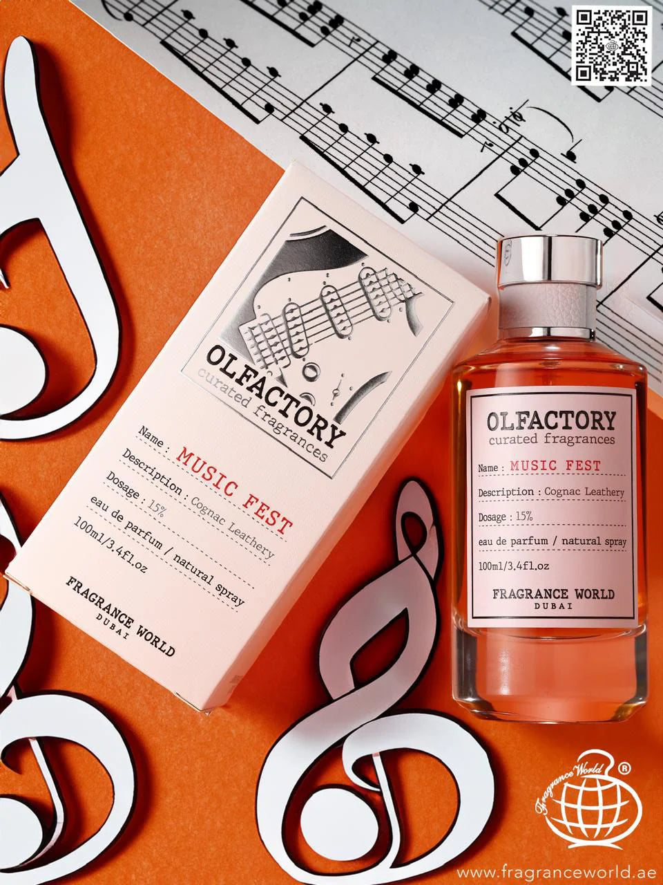 Olfactory Music Fest Fragranceworld 100ml Eau de Parfum