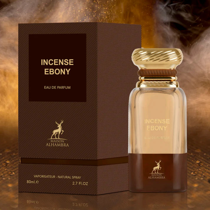 Maison Alhambra Parfum Incese Ebony Eau de Parfum 80ML (XL)